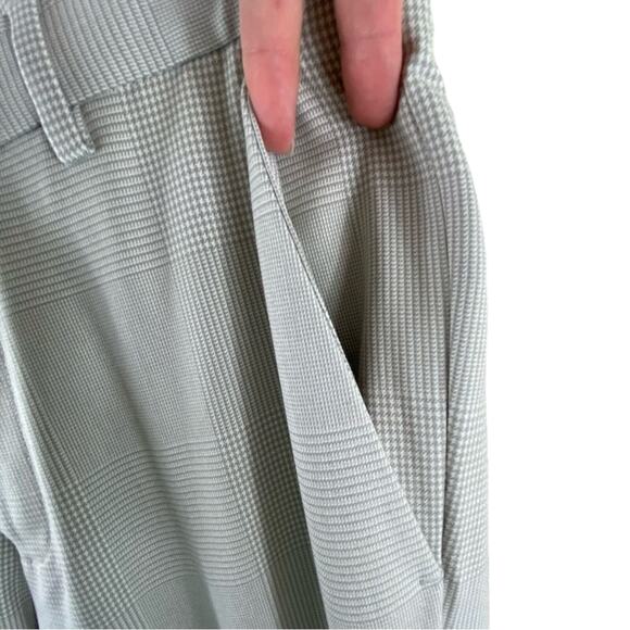 ASOS Gray Checkered Patterned Straight Cuffed Leg Trousers Size 28 - Picture 5 of 7